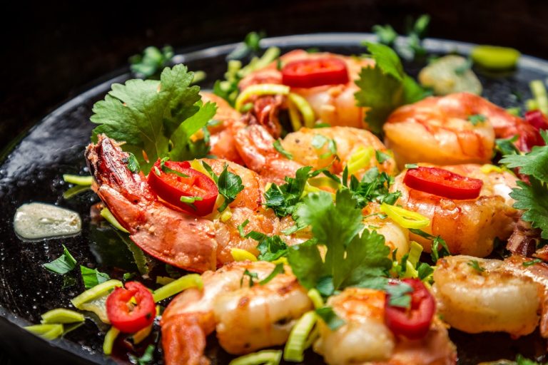 Grilled Prawn Salad