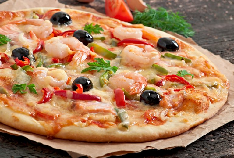 Gamberoni Pizza