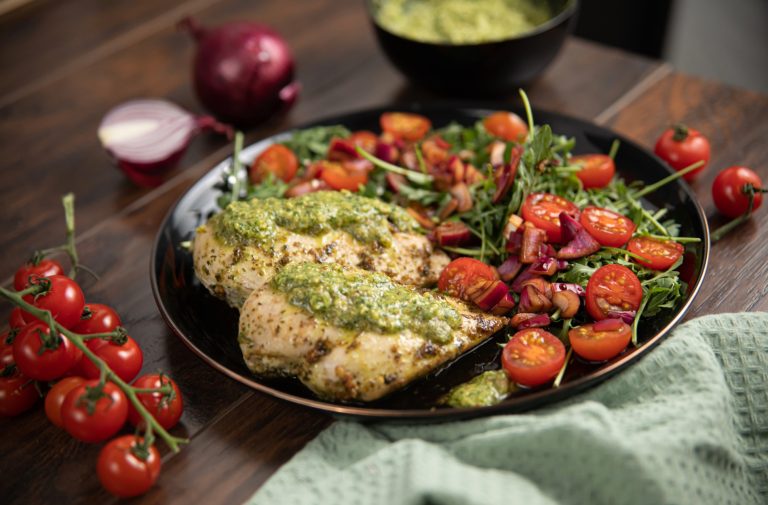 Chicken Pesto Salad